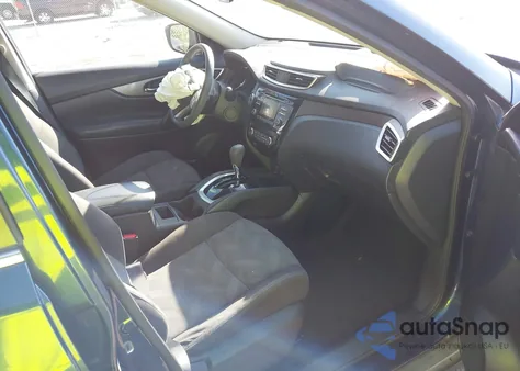 2016 Nissan Rogue Sv из США, поврежденный, VIN KNMAT2MT1GP721313